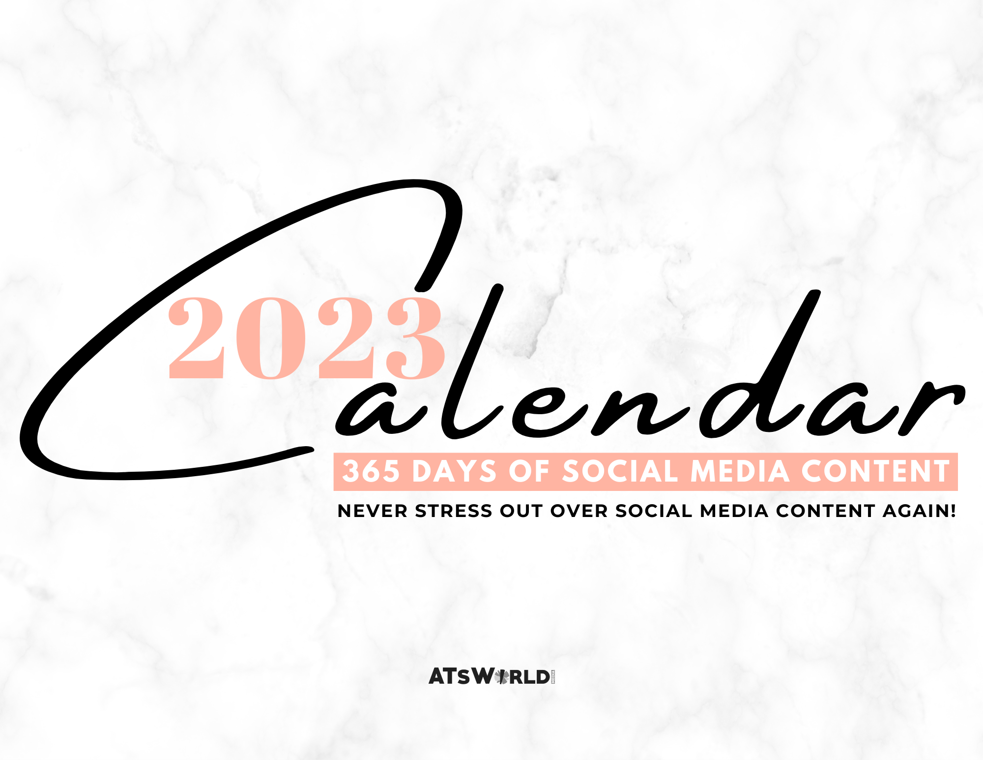 MARBLE CHIC - 365 Days of Social Media Content - 2023 Edition