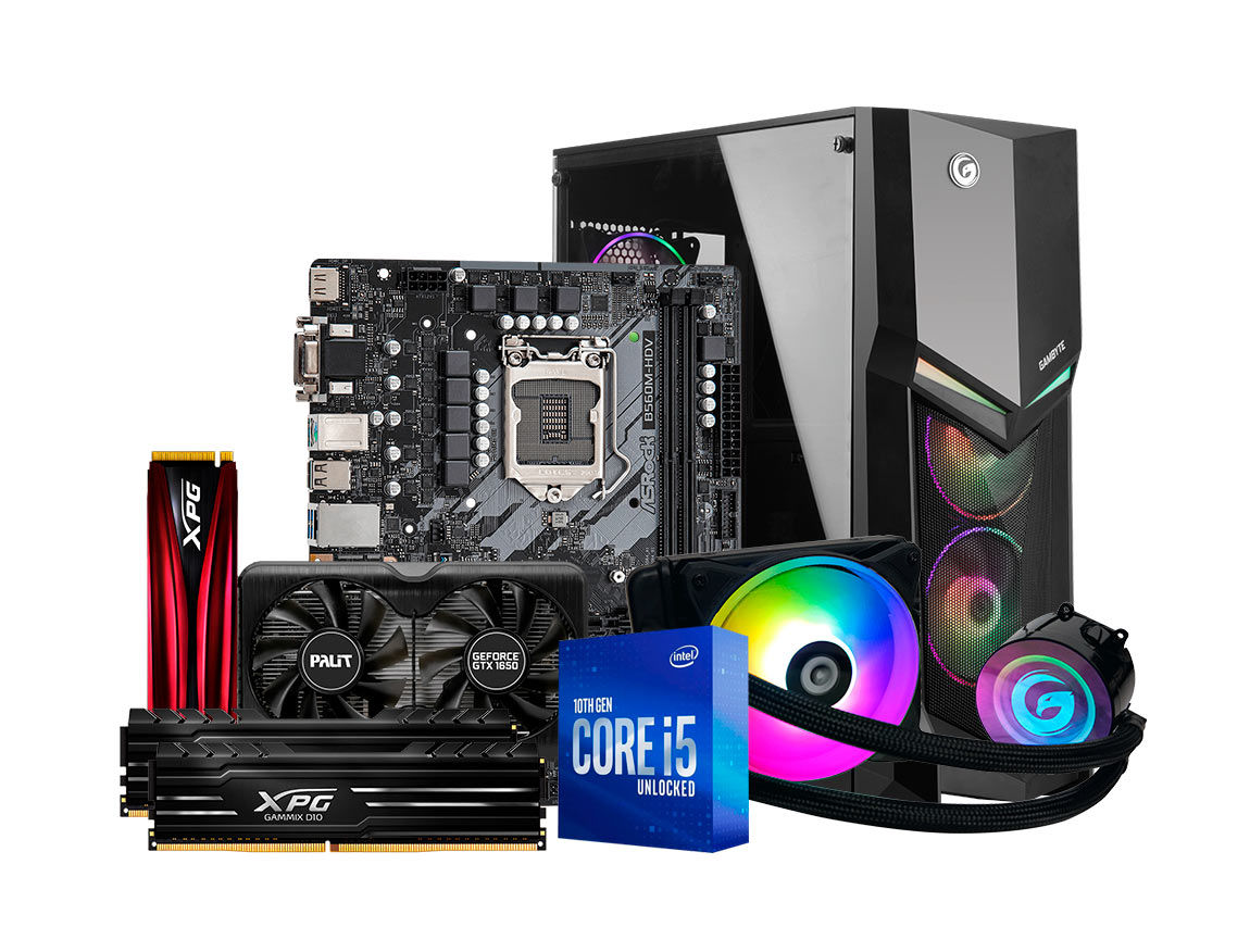 PC GAMER ONE I5 10600K + GTX 1650 4GB