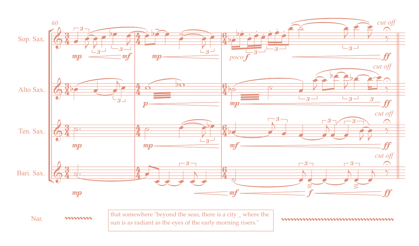 A Shimmering Light score preview by Ramin Amin Tafreshi