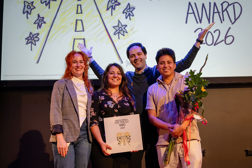 Dianto Reed Quintet receives the 2026 Fair Practice Award for their DNA project, featuring two newly commissioned works by Ramin Amin Tafreshi and Fuensanta Méndez and a continuing tour across the Netherlands.