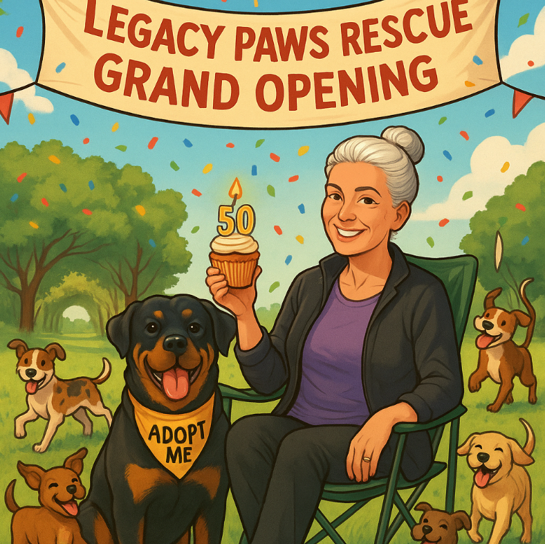 Legacy Paws Rescue: Grand Opening & Midlife Crisis Party