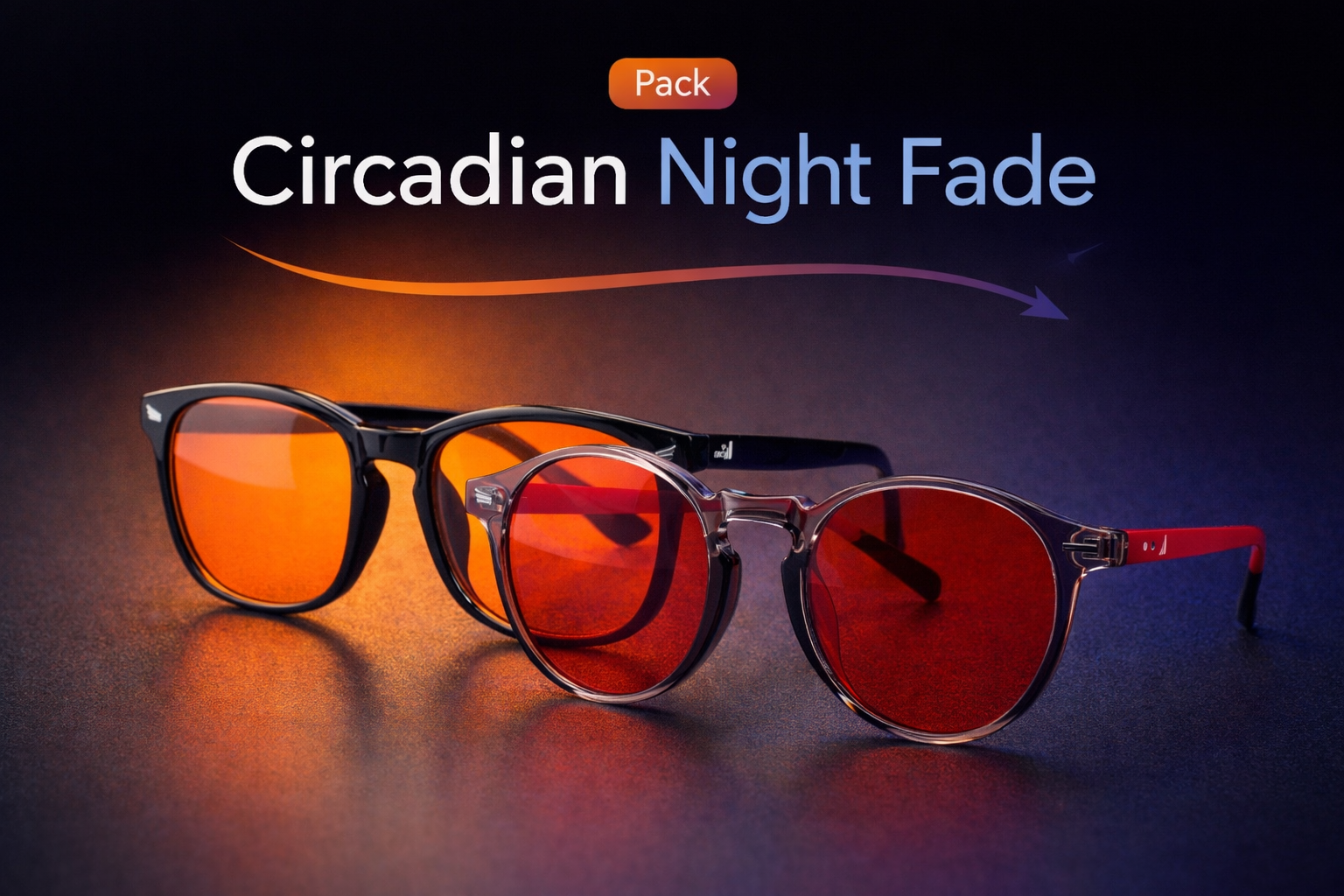 Pack Circadian Night Fade - naranjas y rojas