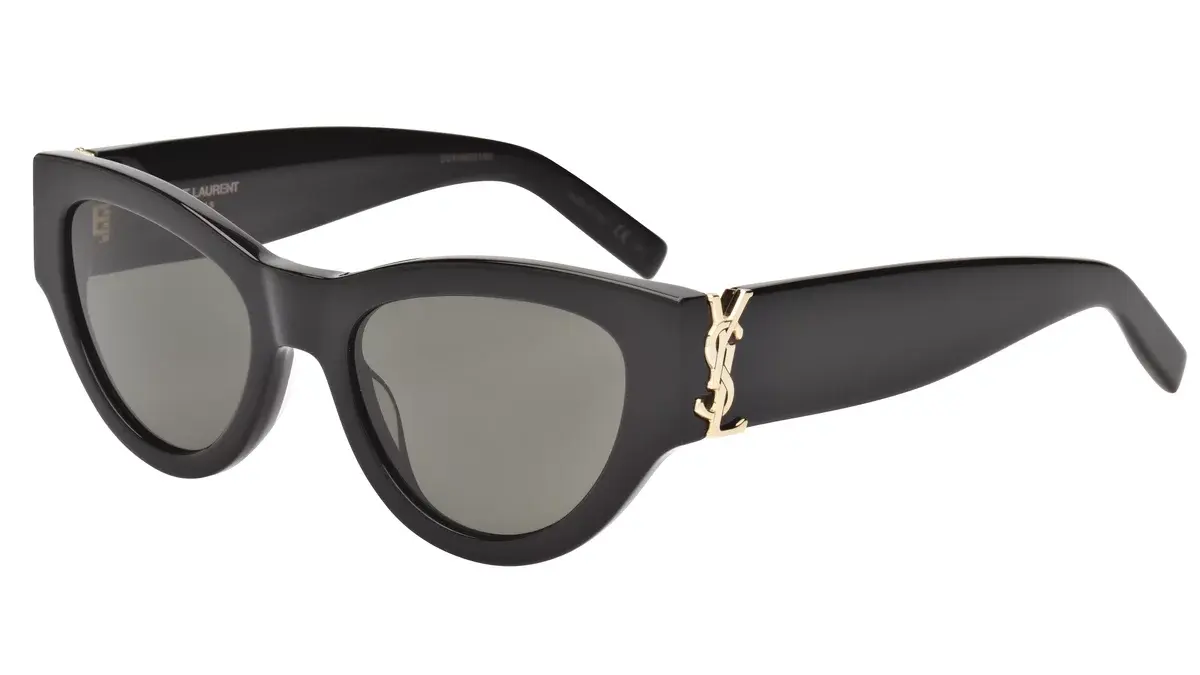 Lunettes de soleil Saint Laurent Slm94 001 Noir Brillant