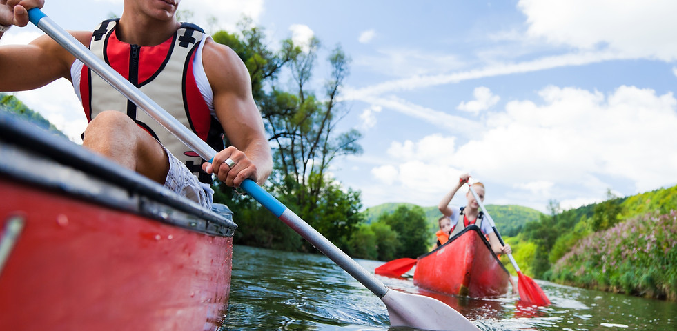 Couple Kayaking