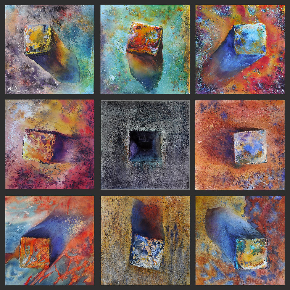 clock/poliptych