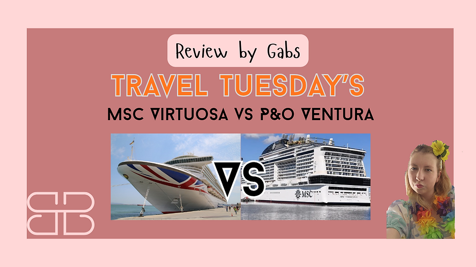 Travel Tuesday: P&O vs MSC Cruises