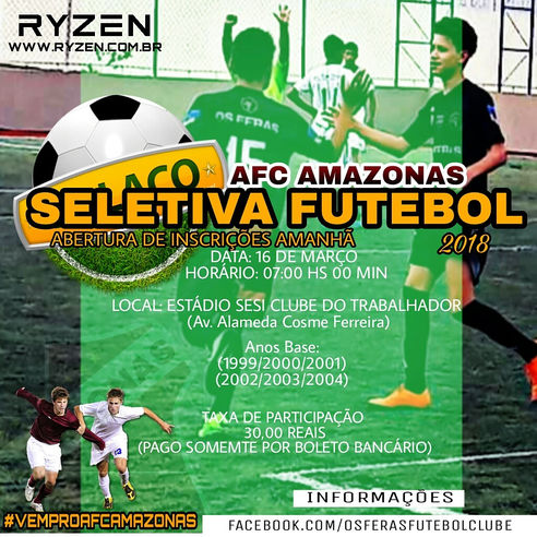 SELETIVA FUTEBOL 2018