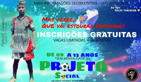 PROJETO OS FERAS ESTARÁ NOS BAIRROS DE MANAUS