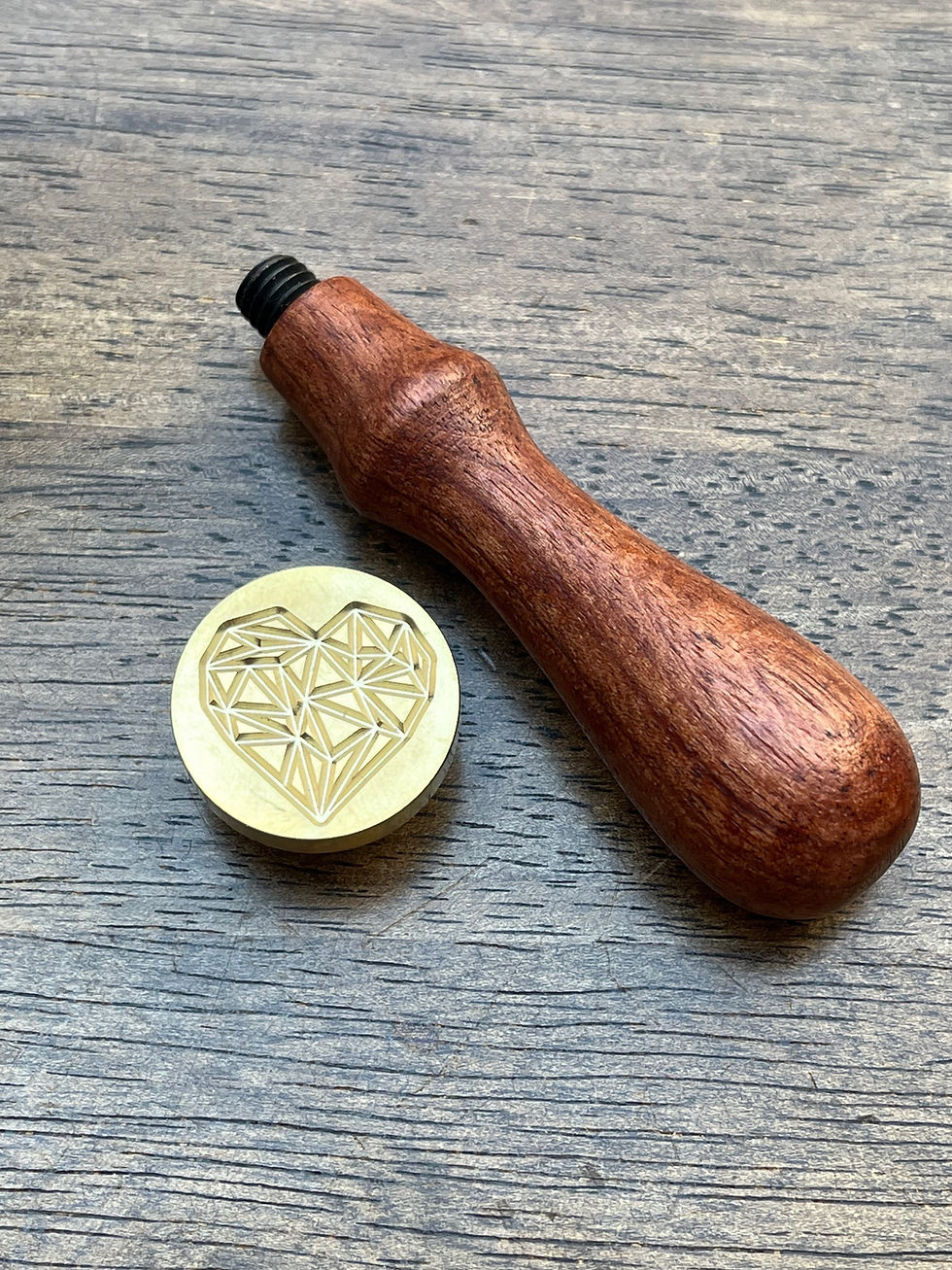 Miniaturbild: Siegelstempel geometrisches Herz 