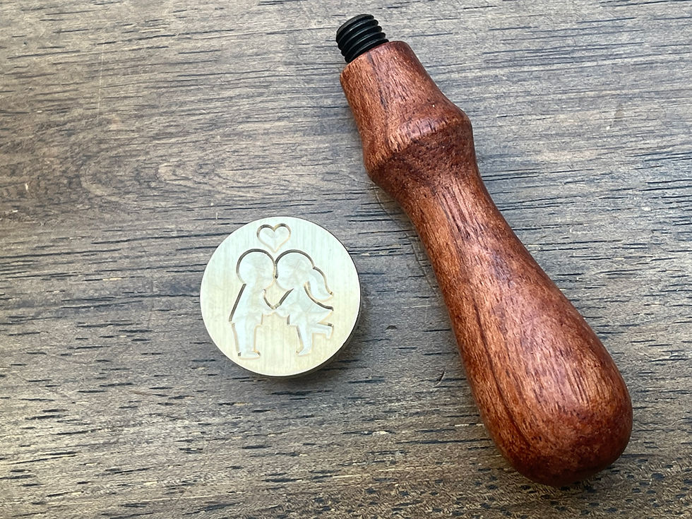 Miniaturbild: Siegelstempel Paar, Märchen + Junge