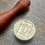 Miniaturbild: Siegelstempel Zweig, 30 mm Durchmesser 