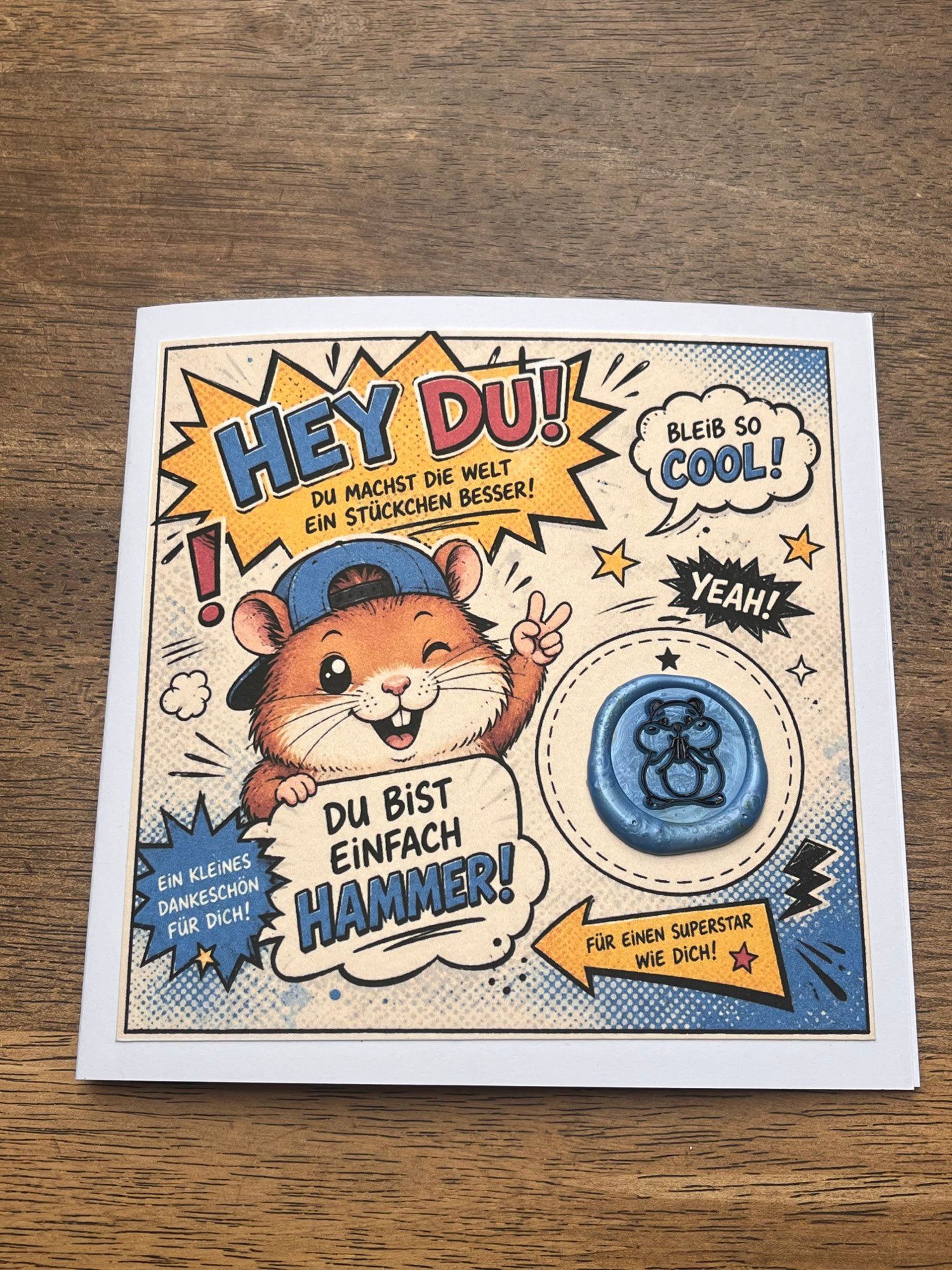 Grußkarte „Du bist einfach Hammer“