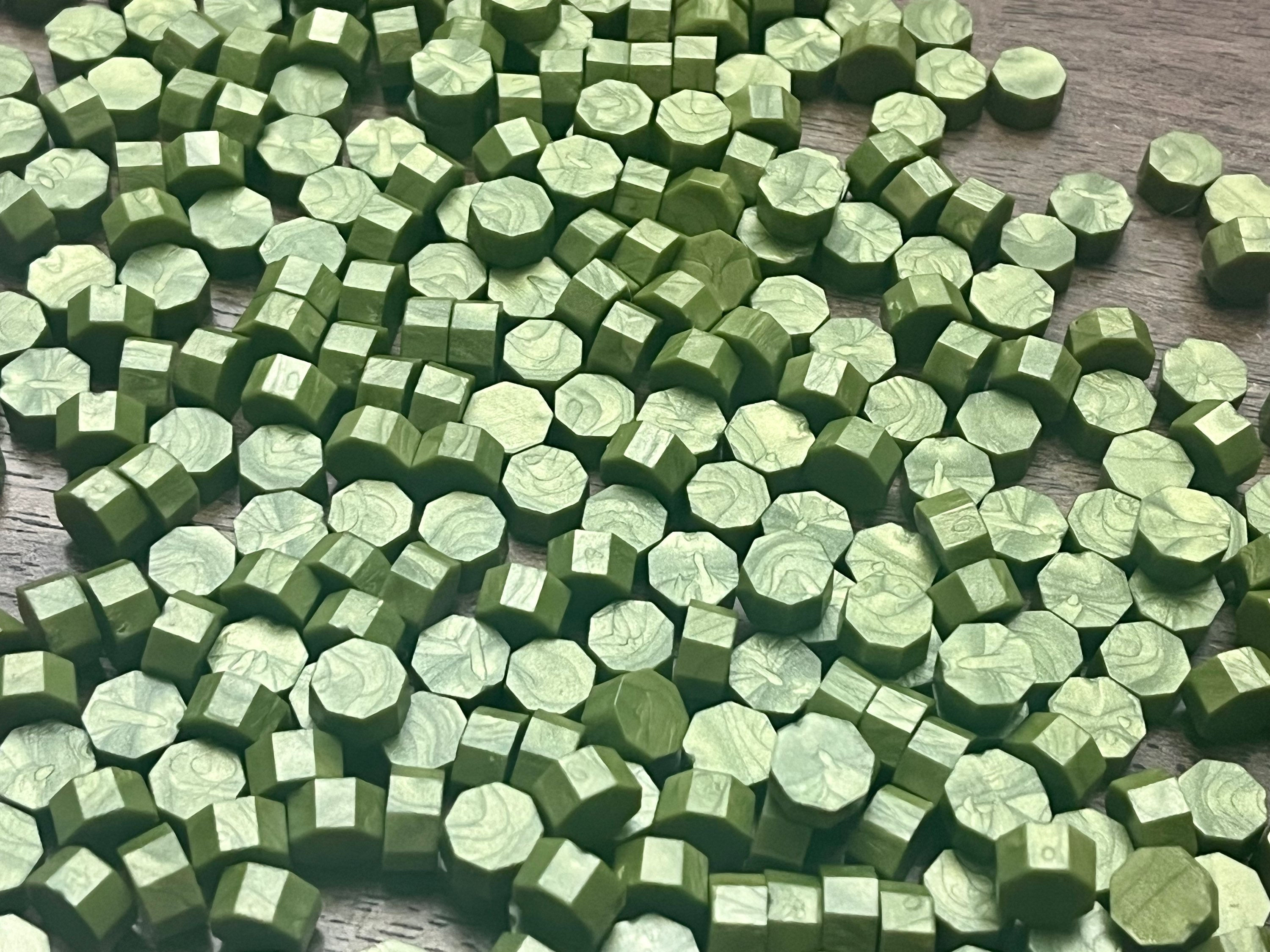 Siegelwachs oliv, grün