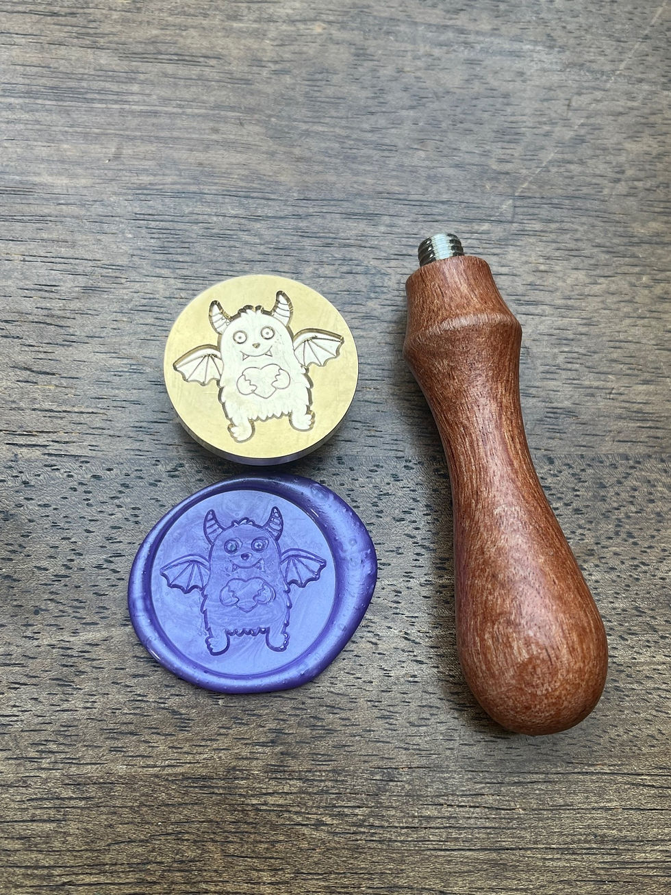 Miniaturbild: Siegelstempel Monster „Paula“, 30 mm