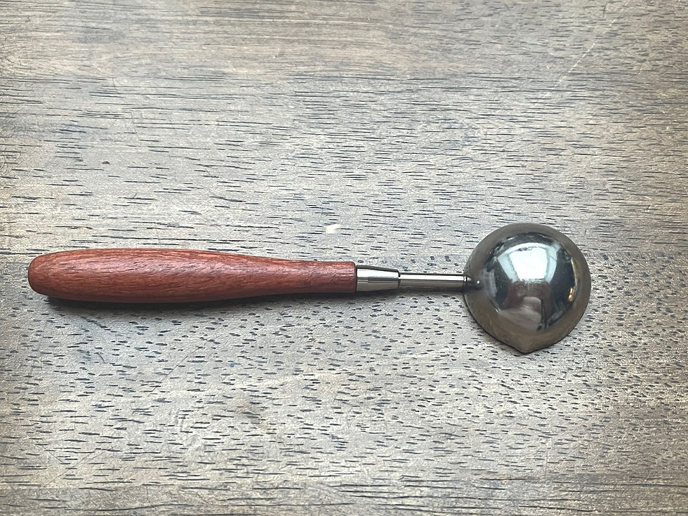 Miniaturbild: Schmelzlöffel silber