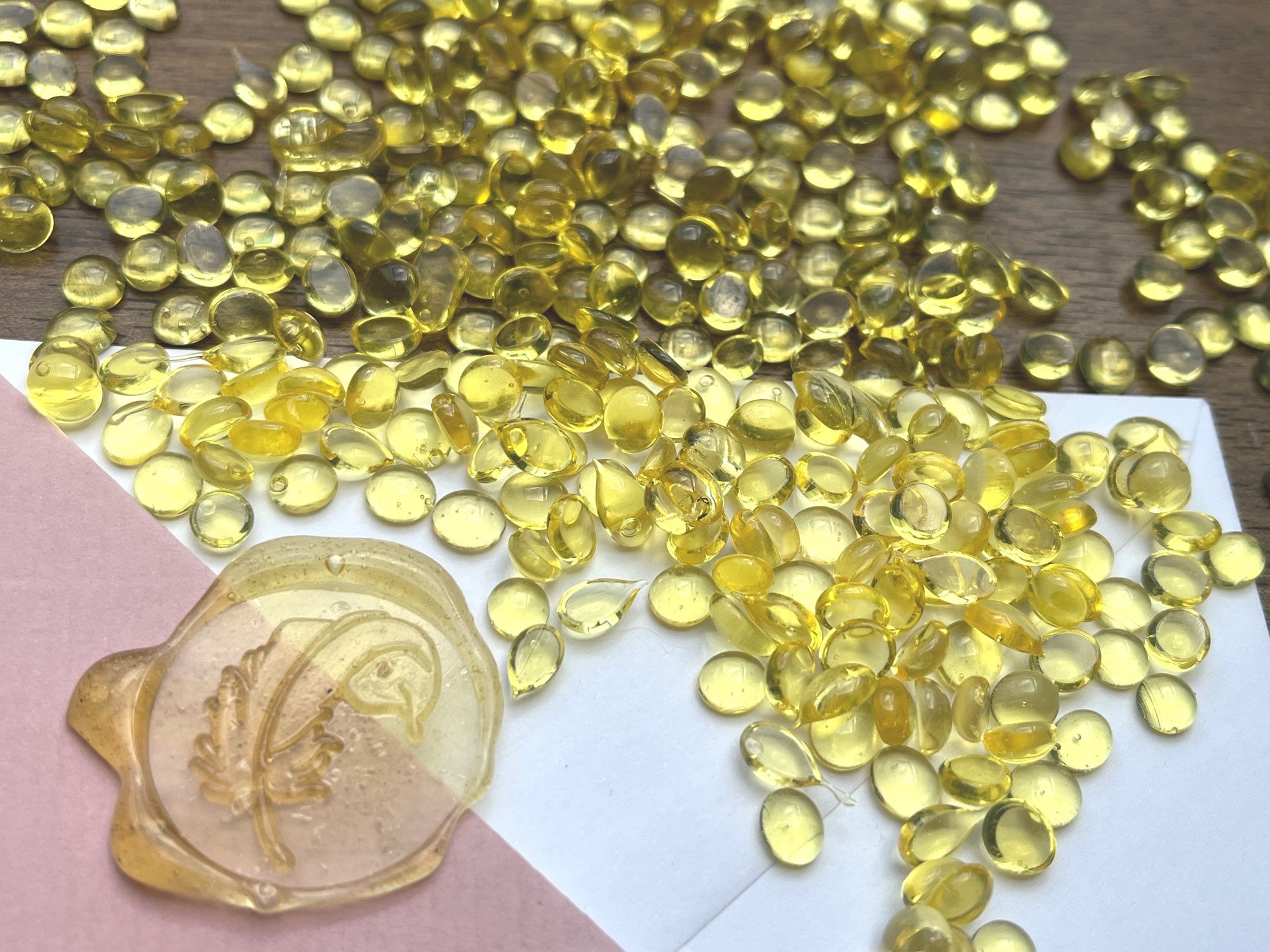 Siegelwachs transparent „Honig“ 