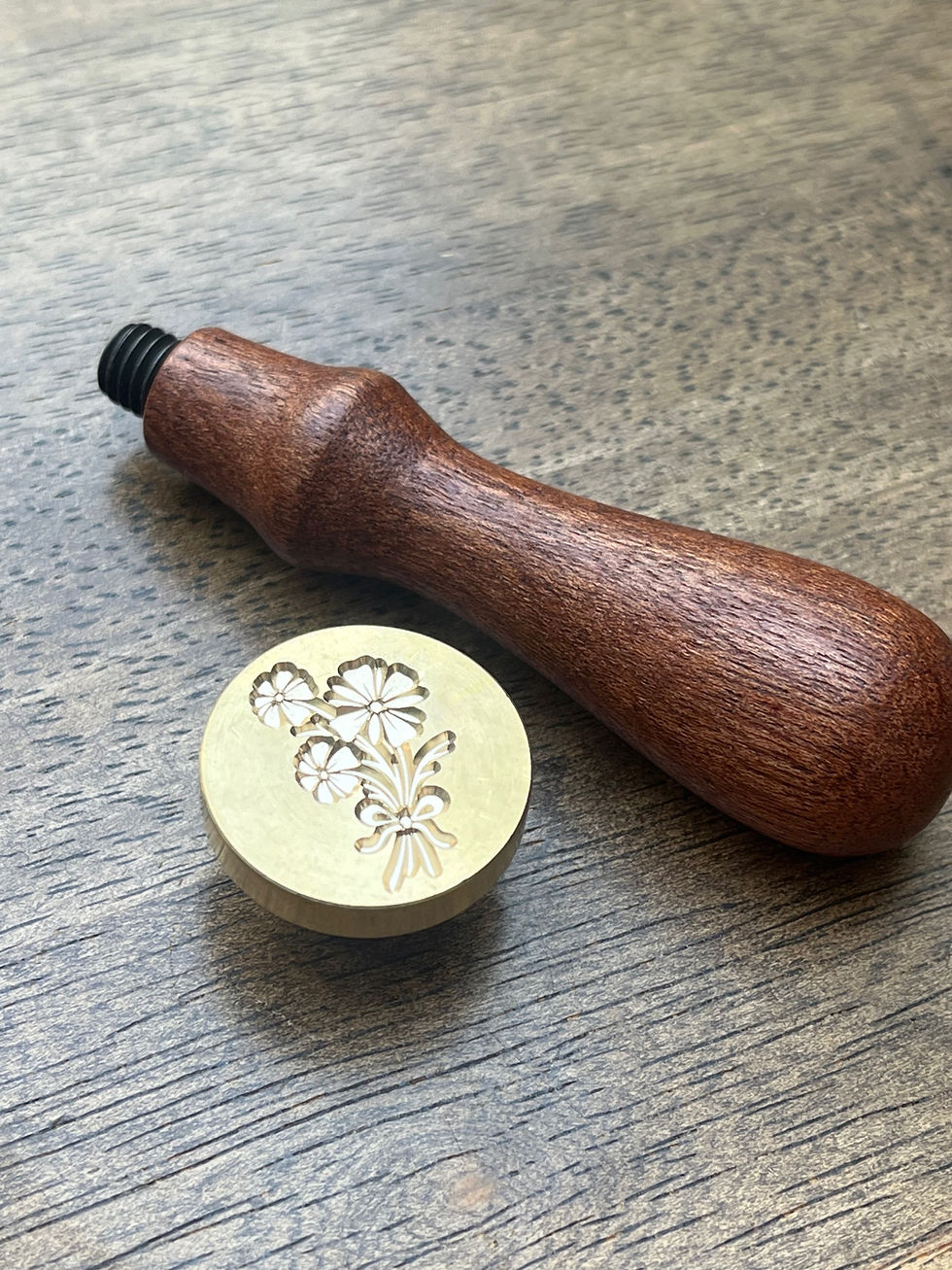 Miniaturbild: Siegelstempel Blumenstrauß, Blumen 