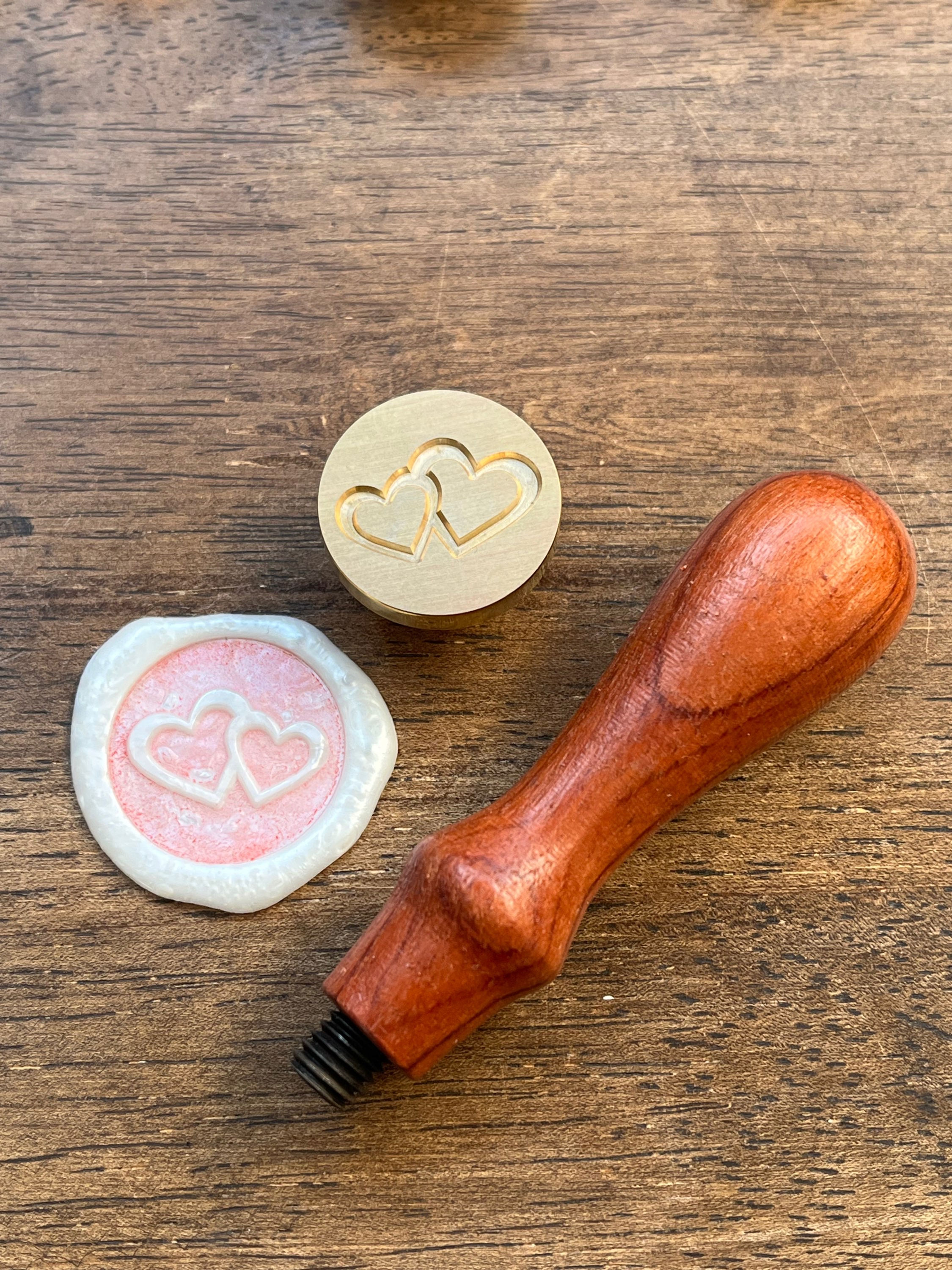 Siegelstempel „Doppelherz“, Herz