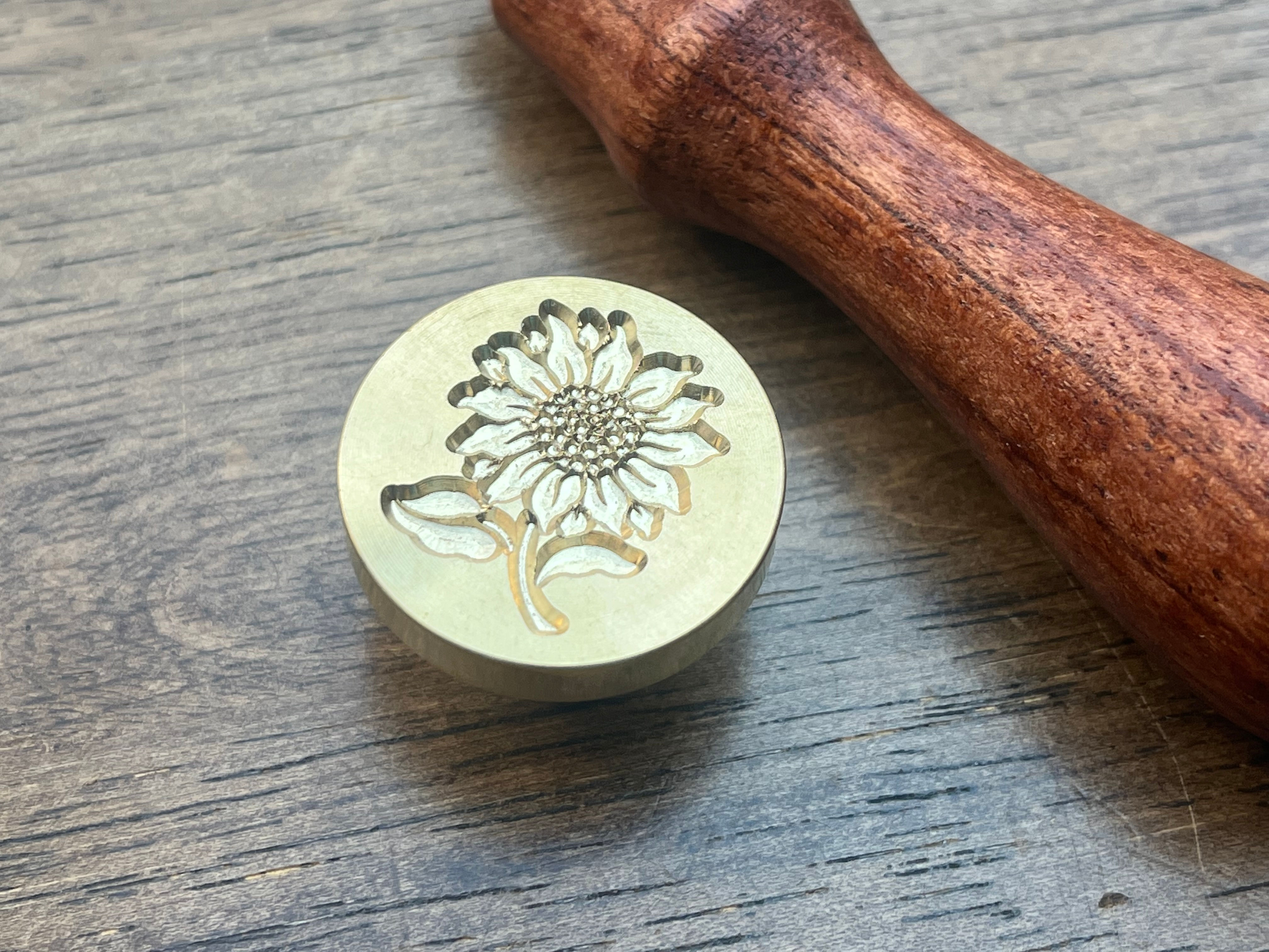 Siegelstempel Sonnenblume