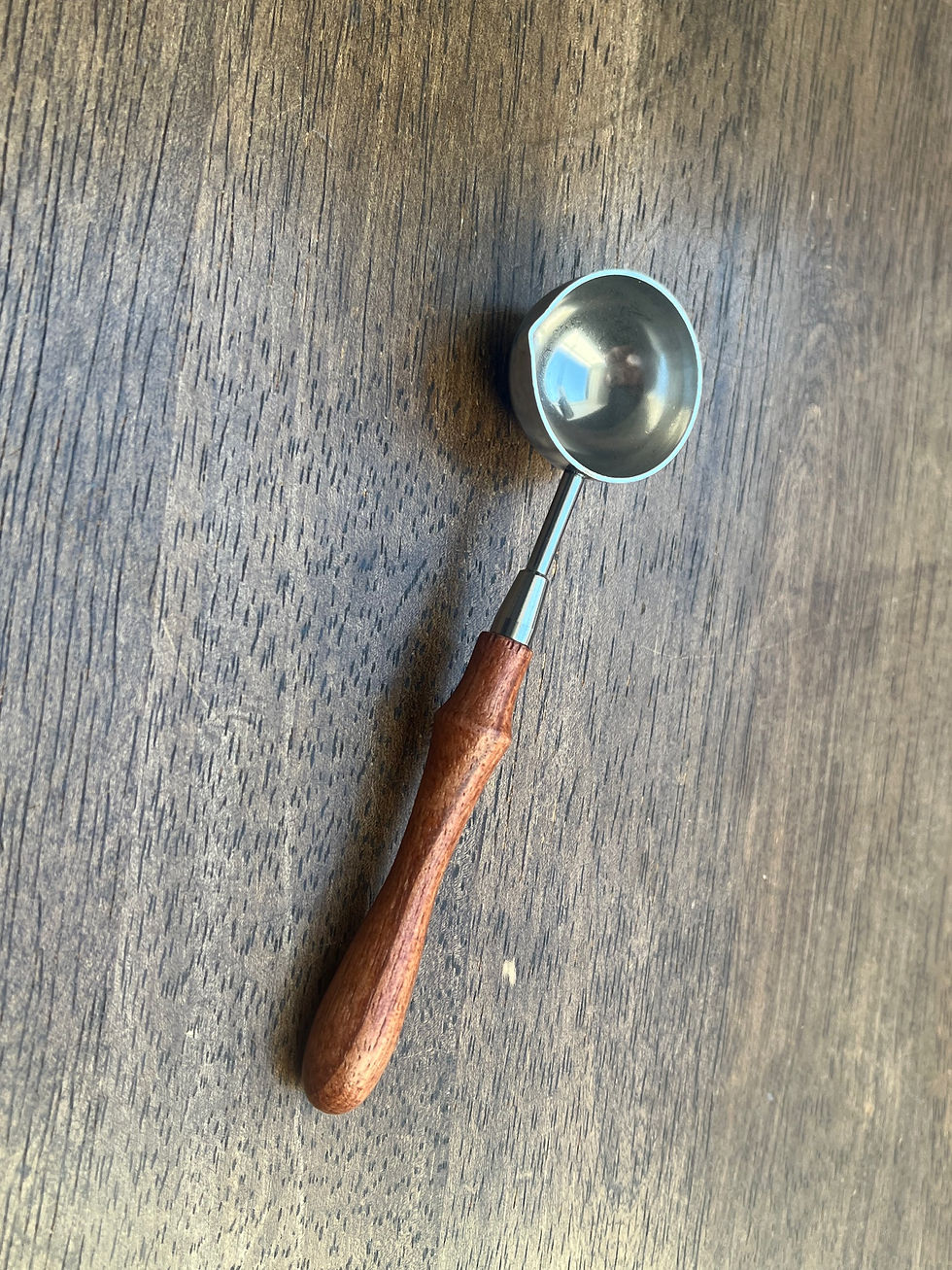 Miniaturbild: Schmelzlöffel silber