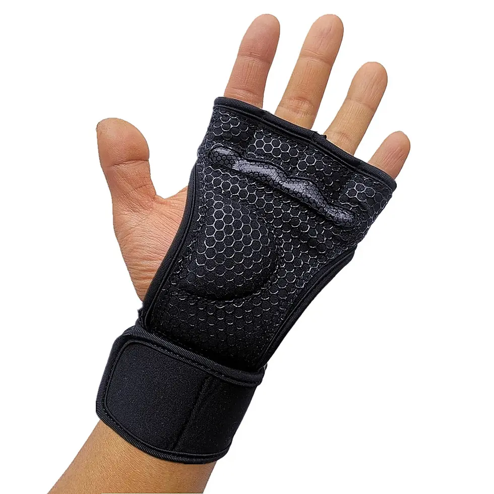 Miniatura: Anti-Slip Fitness Gloves for M or W Dumbbell Kettlebell Workout Training Gym