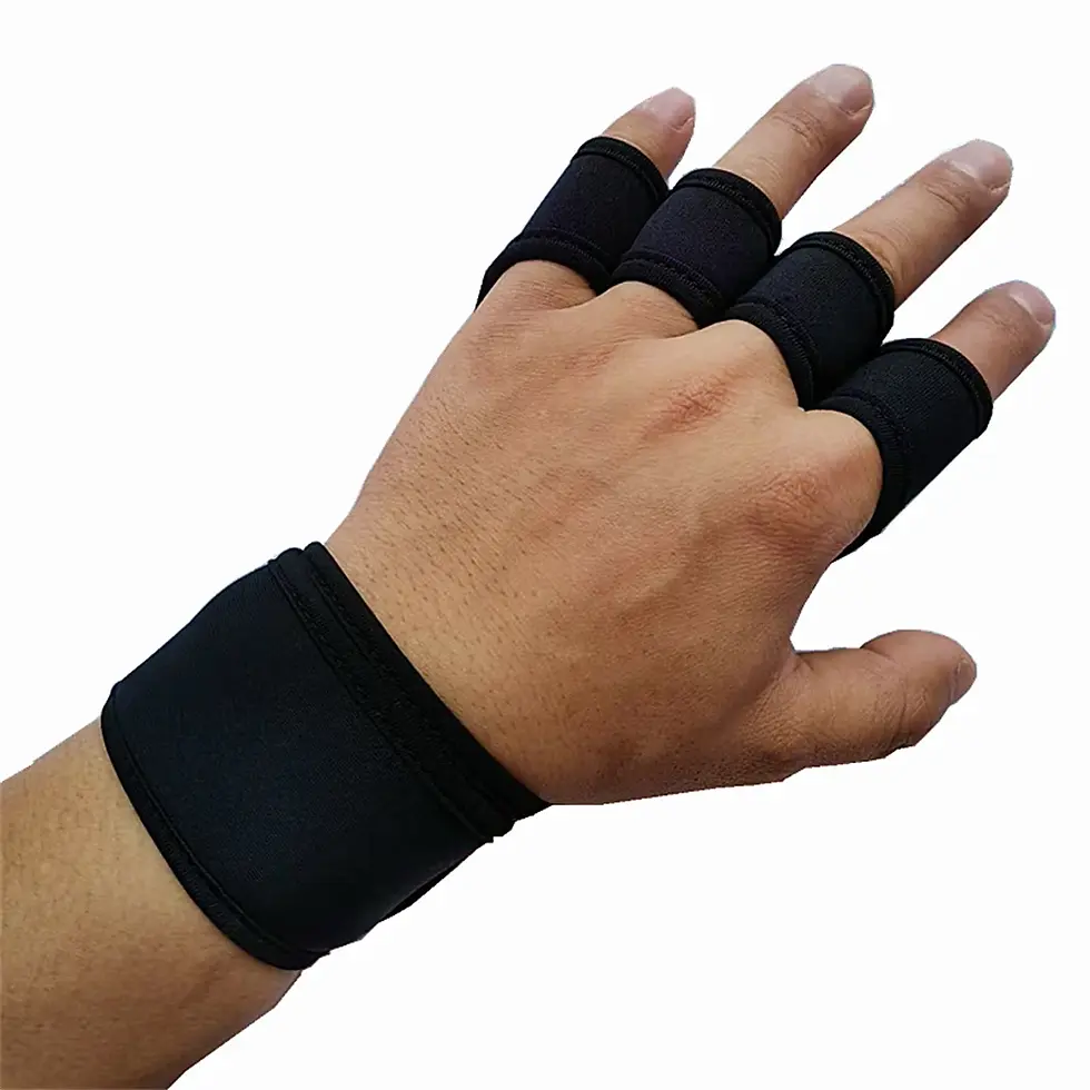 Miniatura: Anti-Slip Fitness Gloves for M or W Dumbbell Kettlebell Workout Training Gym