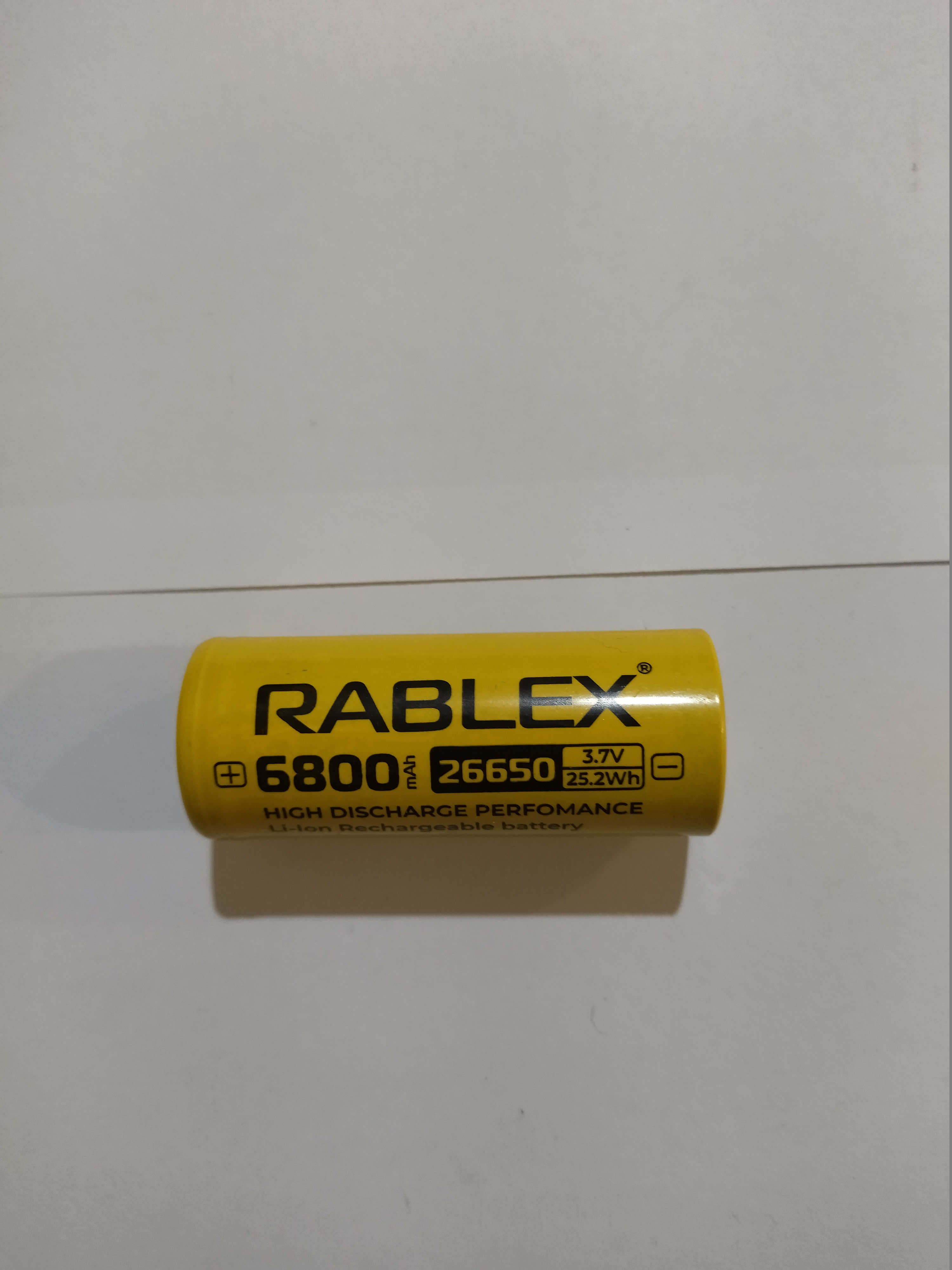 Аккумулятор Rablex 26650 6800mAh 3,7V li-Ion
