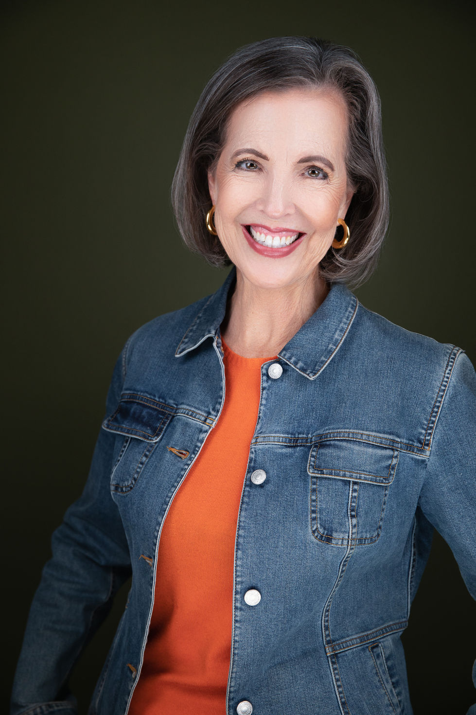 Studio-lit portrait for small business owner in Orange County