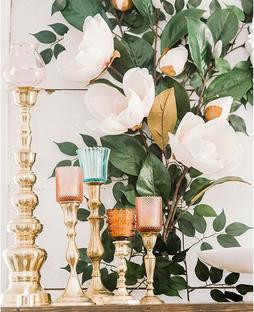 Brass candlesticks- $2.50 ea (100+ available)