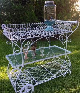 White Metal Display