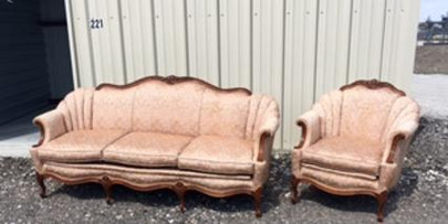 "Sapphire" Rose Gold Antique Sofa - $195.00