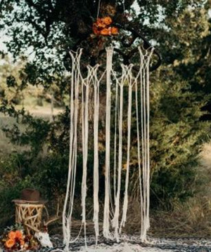 Wood Hoop Macramé