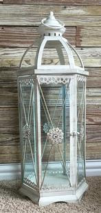 26" tall decorative shabby lantern