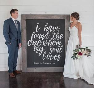 I Have Found The One.." Sign