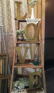 Vintage Ladder + Love Letters