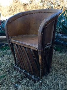"Winston" Leather Equipale Chair