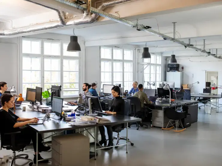 open office work space
