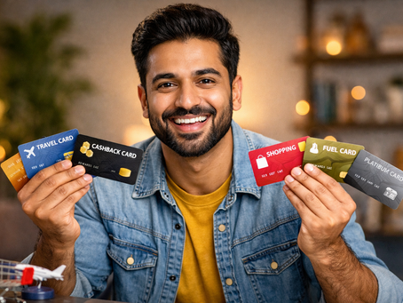 Various types of credit cards you can choose from