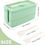 Thumbnail: Yirochan 3-Layer Bento Lunch Box Microwave Safe Container with Cutlery (Green)