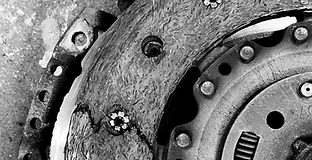 A broken clutch plate