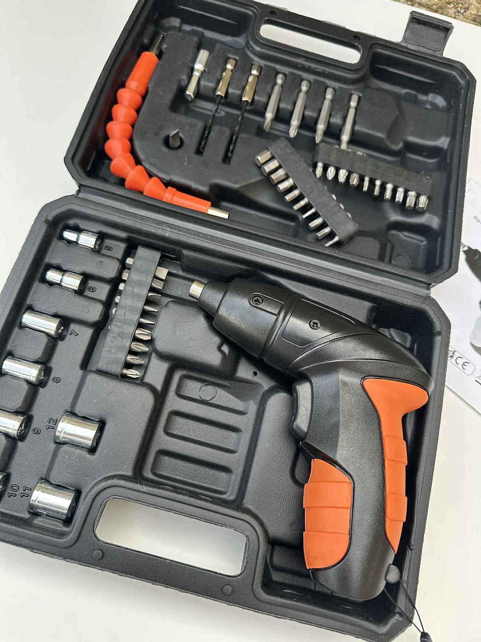 Thumbnail: Cordless Screwdriver Set with 30 Attachments – Rechargeable & Versatile for DIY