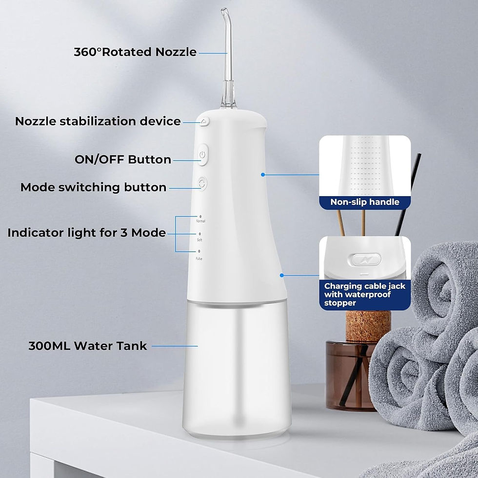 Thumbnail: Cordless Water Flosser (Portable Oral Irrigator) – for Teeth & Gum Health
