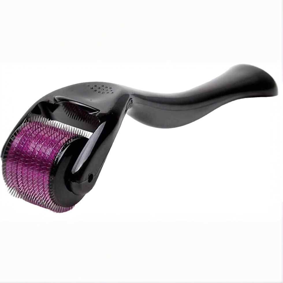 Derma Roller 0.5mm with Beard Growth Serum