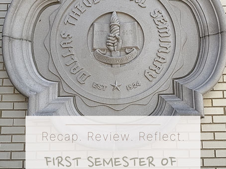 First Semester of Seminary School