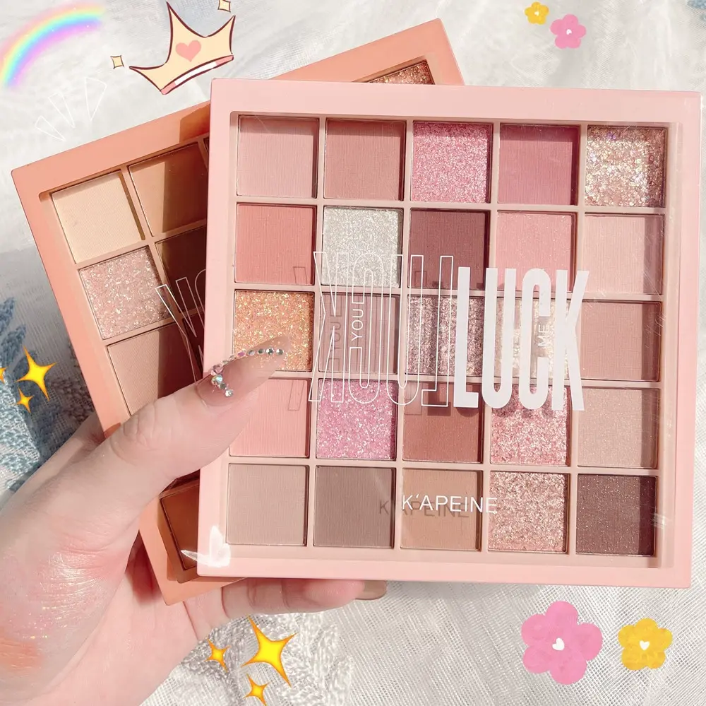 25 Color Eyeshadow Palette Shimmer Matte Earth Tone Makeup Palette