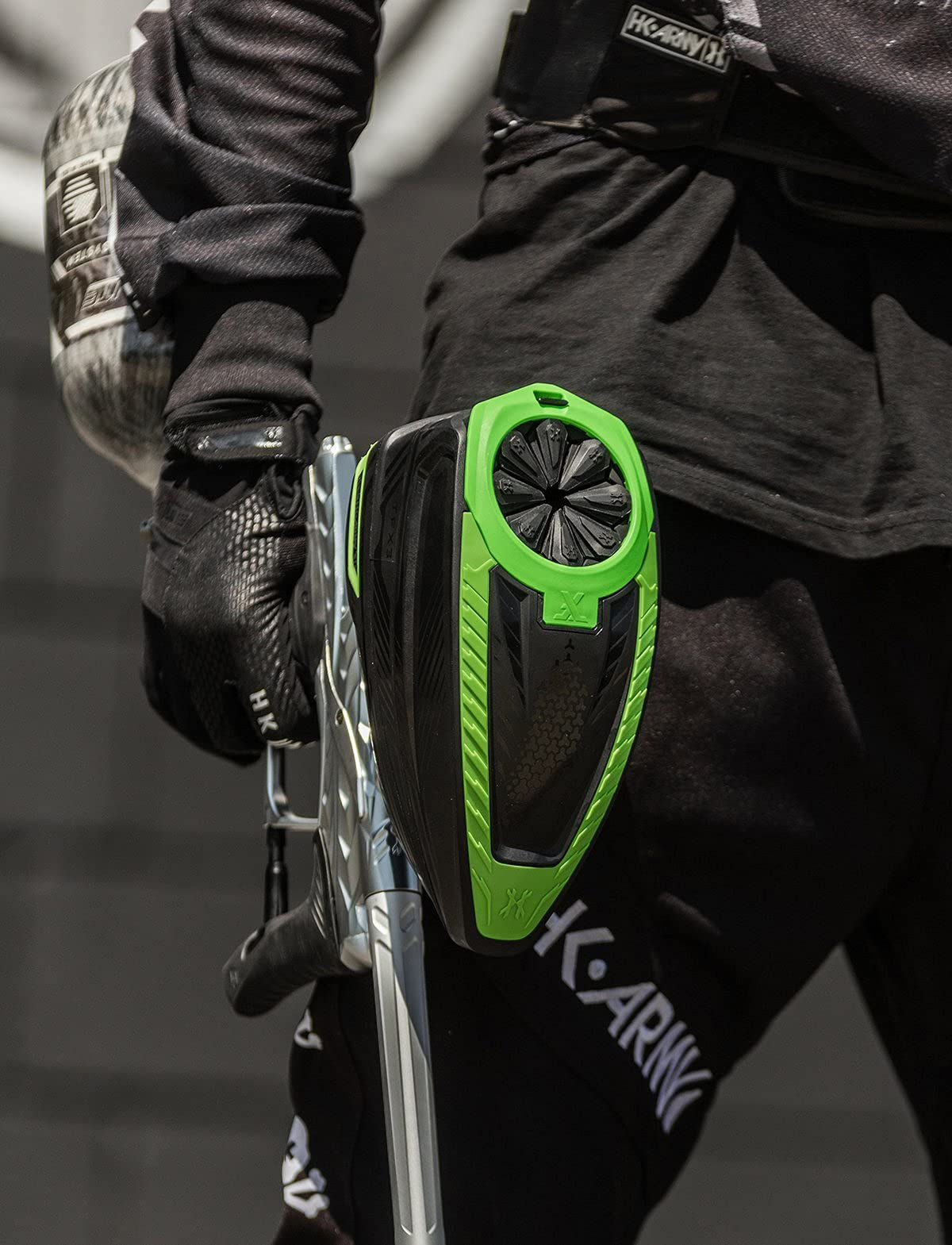 HK Army TFX 3.0 PAINTALL Loader - Black/NEON Green