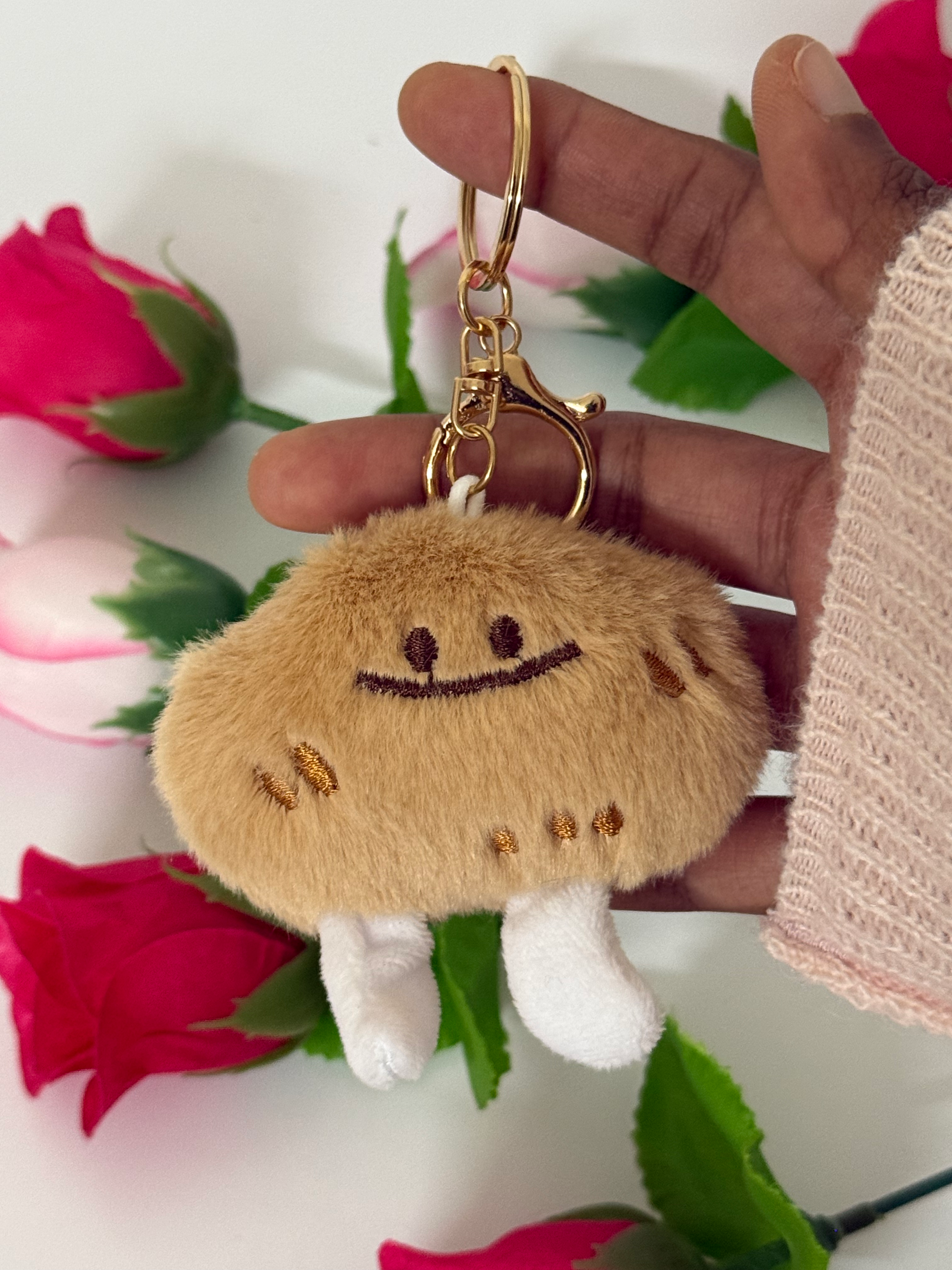 Happy Potato Plush Keycharm