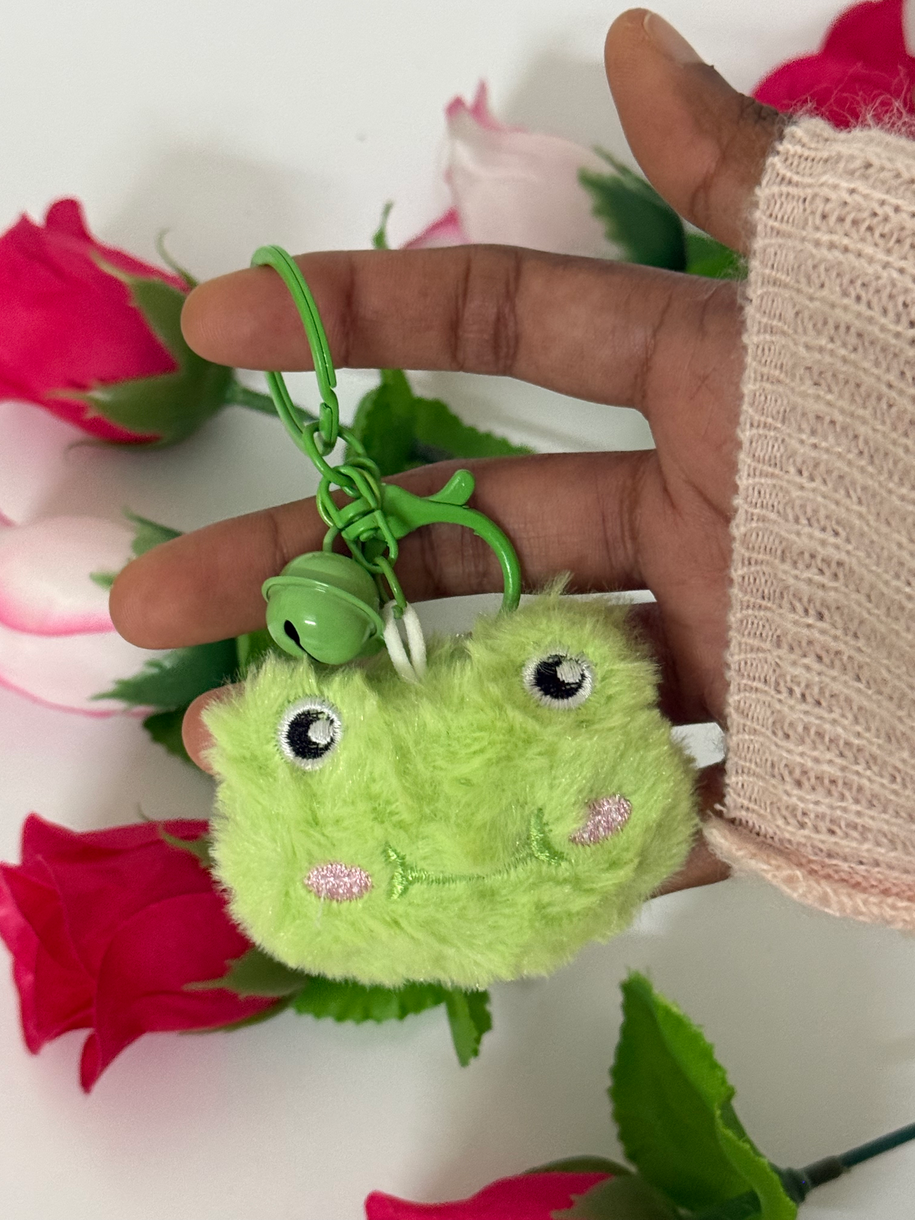 Frog Plush Keycharm