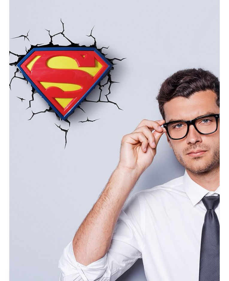 Thumbnail: Superman Logo 3D LED Wall Light