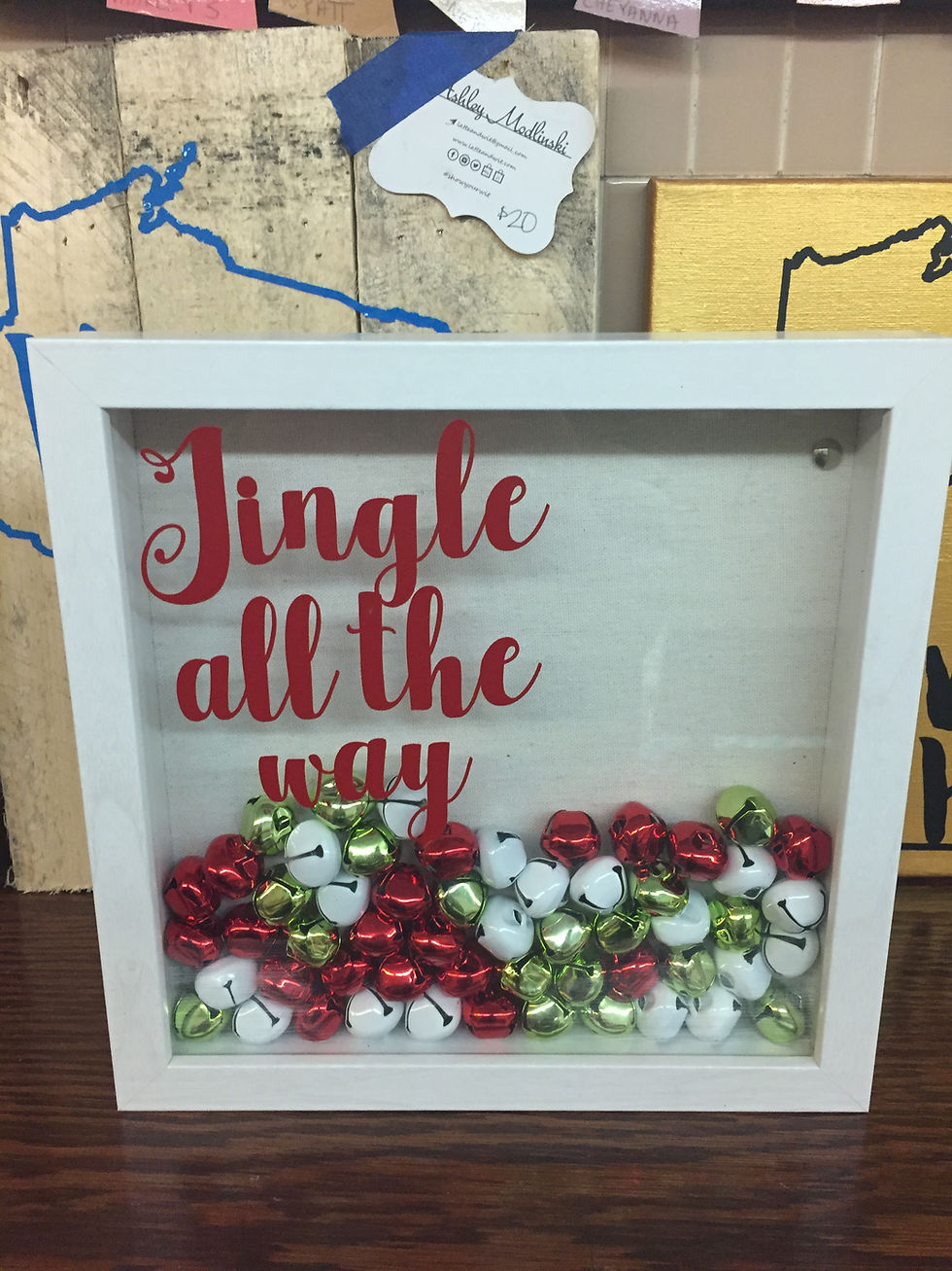 Thumbnail: Jingle all the way shadow box